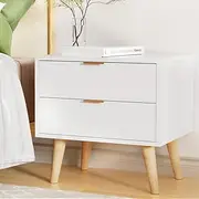 Artiss Bedside Table Drawers Nightstand Side End Table Storage Cabinet White