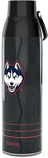 Tervis Venture Water Bottle UConn Huskies - Full Speed Triple Walled Insulated Tumbler Travel Cup Keeps Drinks Cold & Hot, 26oz, Stainless Steel