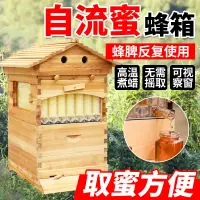 在飛比找蝦皮購物優惠-[詳情咨詢客服]蜜蜂箱自流蜜全套養蜂箱雙層帶巢框自動取蜜器意