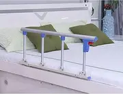Anti Fall Bed Guardrail Elderly Aluminum Alloy Foldable Bed Guardrail for Home Healthcare Community Adults Assist Handle Handicap Bed Railing (Color : 8cm, Size : 95cm×35cm)