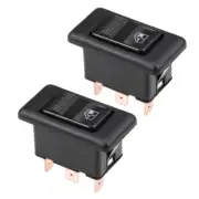 2pcs 5 Pins Car Window Switch Car Master Rocker Switch Momentary DC 12V