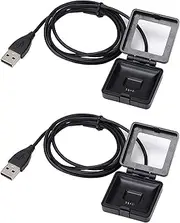 Awinner Charging Clip for Fitbit Blaze, Replacement USB Charger Adapter Charge Cord Charging Cable for Fitbit Blaze Smart Fitness Watch (2-Pack)