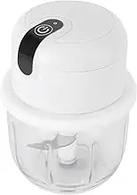 Haofy Mini Electric Garlic Chopper, 350ML USB Charging Garlic Masher Rechargeable Meat Grinder Mincer for Ginger, Vegetables, Onion, Nuts, Meat