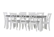 LE FRANSCHHOEK 9 Piece Dining Suite with Clouds Dining Chairs