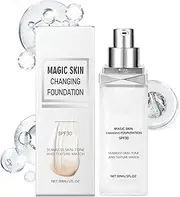 Makeup Changing Foundation,Full Coverage Face Foundation Makeup | Long-lasting Skin Liquid Foundation for Women, Old Woman, Girlfriend
