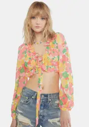 [For Love & Lemons] Elena Top