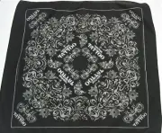 lot 3 Captain Morgan rum tattoo black white bandana 20" new unused free ship