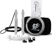 Buddy Lee Jump Ropes Aero Speed Original Ball Bearing Jump Rope, 6” Aluminum Jump Rope Handles. Perfect Jump Rope for Fitness, CrossFit Gym, Endurance Jumping, Double Unders, and Extreme Jumping