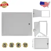 Durable Locking Access Panel Door - 16"x12" Galvanized Steel with Key Set