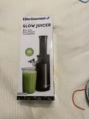 NIB! Elite Gourmet EJX600 Compact Masticating Slow Juicer Cold