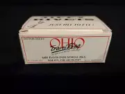 Vintage Solid Brass Nickeled Jiffy Rivets in Original Box Heads & Tails (lot 027