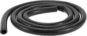 X AUTOHAUX Silicone Vacuum Tubing Hose Automotive Vacuum Line High Temperature 6.6Ft 1/2" 13mm ID 3mm Thickness 1 Pc Black 130PSI Max Pressure