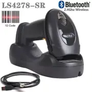 Symbol Motorola LS4278-SR20007WR Wireless 1D Barcode Bluetooth Scanner w Cradle