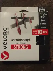 Velcro 91100 10 ft. x 1 in. Ultra-Mate Tape Hook/Loop Water-Resistant Black