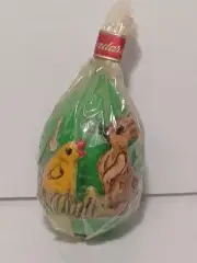 Vintage West Germany Handarbeit Green Easter Egg Candle New