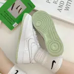 【ACS I KUN】. NIKE AIR FORCE 1 GS 抹茶牛奶 抹茶綠 茉綠 白 綠框 小白鞋 大童鞋 CT