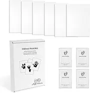 Inkless Hand and Footprint Kit, Ink Pad for Baby Hand and Footprints, Suitable for Babies and Pets, Perfect Keepsake for Newborns and Small Animals, Pack of 6