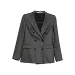 [Tagliatore] Tagliatore Herringbone Double-breasted Suit 38 IT GREY