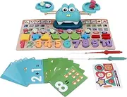 Cartoon Animal Balance Scale Toys, Educational Number Toys Balance Math Counting Toys STEM Learning Toys for Boys Girls to Play & Learn Counting