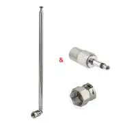Telescopic FM Antenna with 3.5mm Mono Jack For Bose-Wave radios SCREW ON F Type