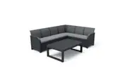 Keter Rosalie 6 Seater Corner Set with Lyon Table