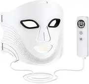 Red Light Masks, LED facial cover, beauty light therapys, 4 Colors Advanced LED Technology Flexible and Comfortable Design Portable and Convenient for Skin Tightening