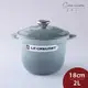 法國 LE CREUSET 萬用窈窕鑄鐵鍋 湯鍋 燉鍋 炒鍋 18cm 海洋之花【$199超取免運】