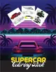 Supercar Coloring Book: Car coloring books for kids - A Collection of Amazing Sport and Supercar Designs for Kids - Race coloring pages