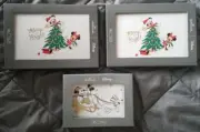 HALLMARK DISNEY MICKEY/MINNIE MOUSE CHRISTMAS CARDS 16 & 10 COUNT BOX LOT OF 3!!