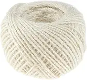 Jute Twine String Natural Ball for Craft Gardening Presents Strings White