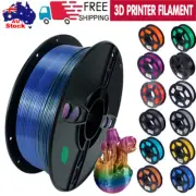 1KG 3D Printer Filament PLA 1.75 mm Silk Rainbow Gradient Spool Bundles Candy