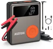 Car Jump Starter and Tyre Inflator Power Pack,1750A Car Battery Booster Jump