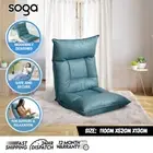 SOGA Green Lounge Recliner Sofa Bed Tatami Backrest Home Office Decor