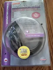 MONSTER CABLE INTERLINK LIGHTSPEED 100 HIGH RES INTERCONNECT CABLE 2 M (6.6 FT)