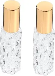 LALADEFIEE 2pcs Crystal Glass Bitters Spray Bottle Mist Sprayer for Cocktails Bar Accessory