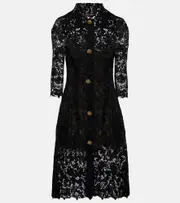 Oscar de la Renta Lace midi dress