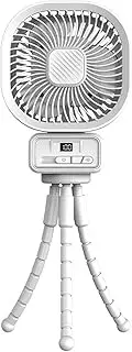 Nexusectar Stroller Fan, Rechargeable Stroller Fan | Low Noise Adjustable Crib Fan - Portable 3 Gear Baby Cooling Accessories for Home,