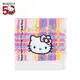 【50週年】Hello Kitty x LOCHCARRON聯名 純棉小方巾/手帕 (蘇格蘭少女) 25x25cm