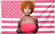 Ice Rapper Spice Flag, Pink, 3x5 Ft American Flag Poster For Party, Bedroom, Living Room, Dorm Decor