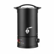 NNEDSZ 10L Candle Wax Heater Black With Tap - Soy Wax Melter Candle Making Pot