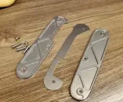 New DIY Titanium Alloy Handle Scales for 91MM Victorinox Swiss Army Knife Tool