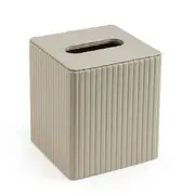 Mornington Square Tissue Box Cover - Pewter