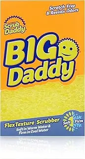 [Scrub Daddy] Big Daddy Utility Sponge, Temperature Controlled, 1 Count