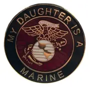 3 Pack My Daughter Is A Marine Motorcycle Hat Cap Lapel Pin M-534