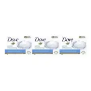Dove Gentle Exfoliating Soap 90gr 3 Pack More Moisturizing Than Bar Soap Gentle