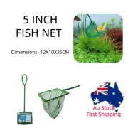 J Aquarium Fish Net 5 Inch Fish Tank Tropical Marine Netting Catch Scoop Tools