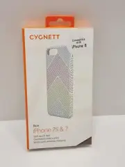 Cygnett Skin For iPhone 7s/7/8 - Chevron Striped Cover Soft Touch FREE POSTAGE!