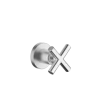Dornbracht TARA Wall valve clockwise closing 1/2" Brushed Chrome 36607892-93