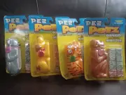 Lot Of 4 PEZ PETZ Dispersers Plus Bubble Gum