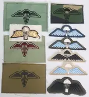 10 original Australian Army Parachute Brevets from Malaya, Indonesia & Thailand